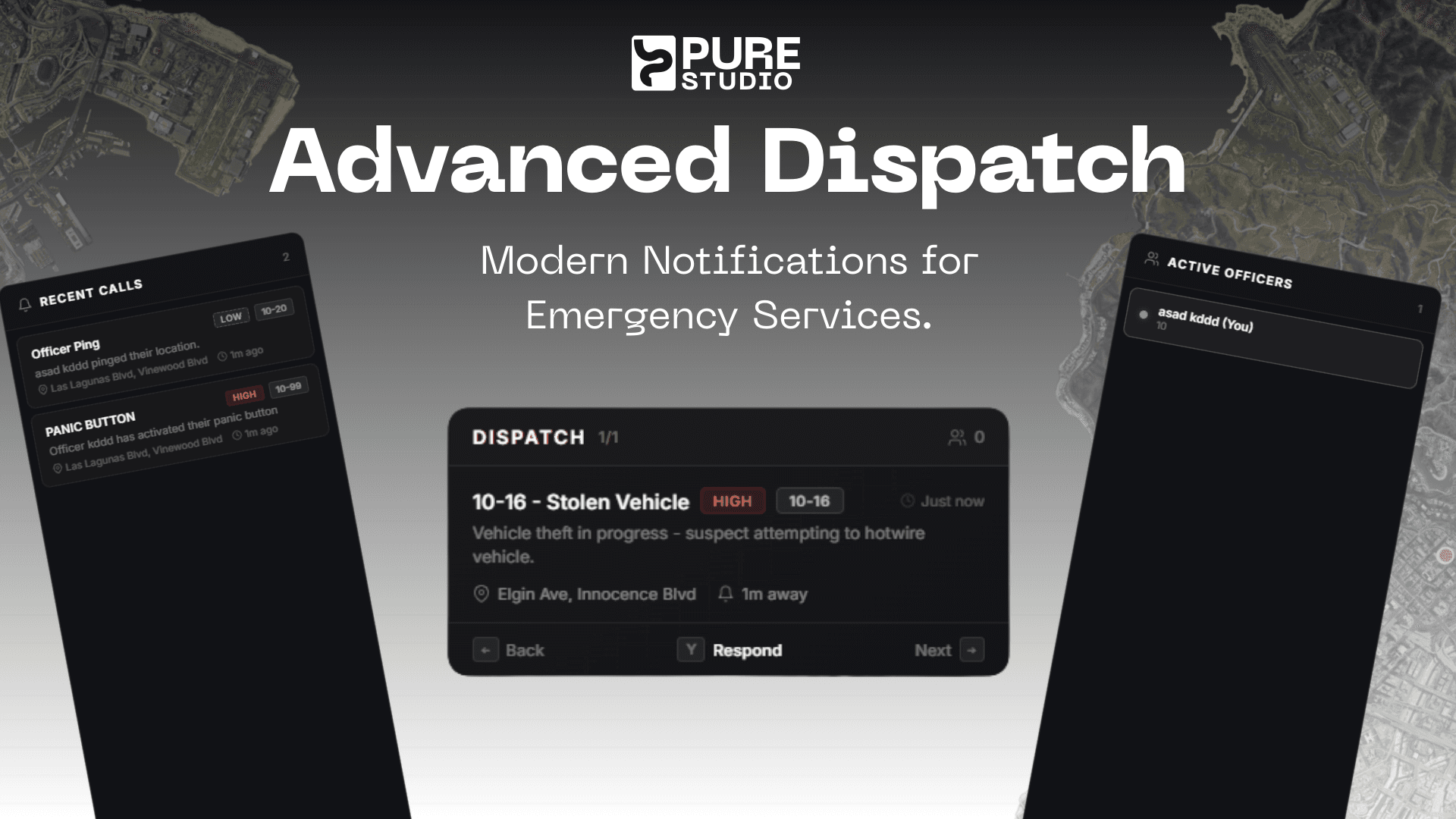 Pure Studios Advanced Dispatch